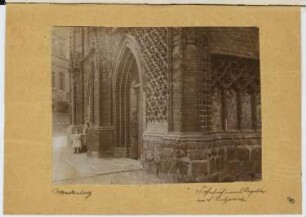St. Katharinenkirche, Brandenburg/Havel: Detail (aus: Skizzen- und Fotoalbum 12)