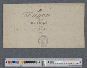 3 Fugen für die Orgel