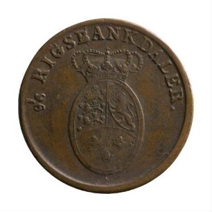 Münze, Schilling (Skilling), 1818