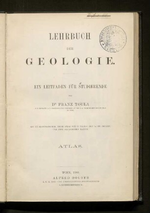 Atlas: Lehrbuch der Geologie : Ein Leitfaden für Studierende