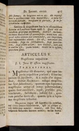 415-431, Articulus V