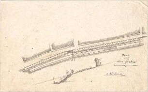 Voit, Johann Michael; Lagepläne und nicht identifizierte Grundrisse - Lageplan, Teilansicht