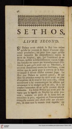Livre second