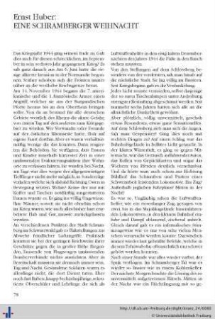 Eine Schramberger Weihnacht.