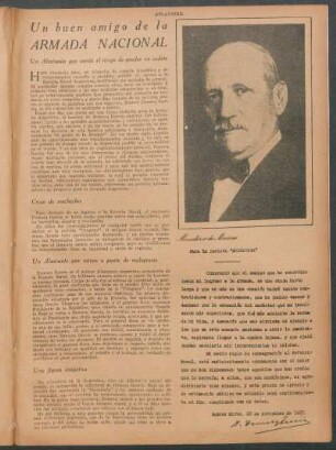 Un buen amigo de la Armada Nacional