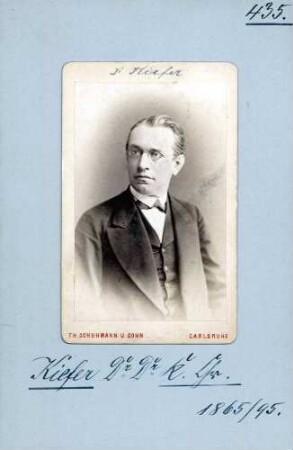 Kiefer, Karl Christian, Nationalliberale (frühere Aufnahme)