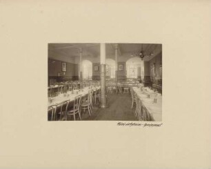 Speisesaal der Heilstätte Friedrichsheim in Nordrach-Kolonie