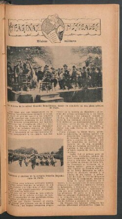Músicos militares : Páginas musicales