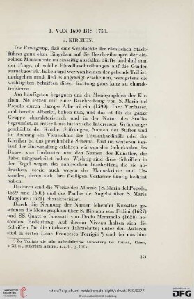 I. Von 1600 bis 1750