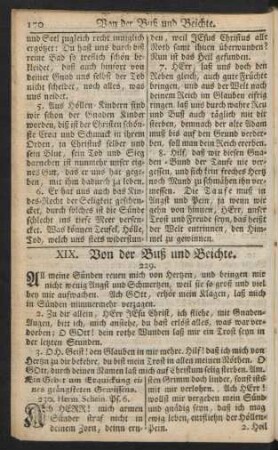 XIX. Von der Buß und Beichte