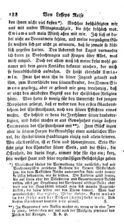 Simeon Umiawin. Sein Edelmuth
