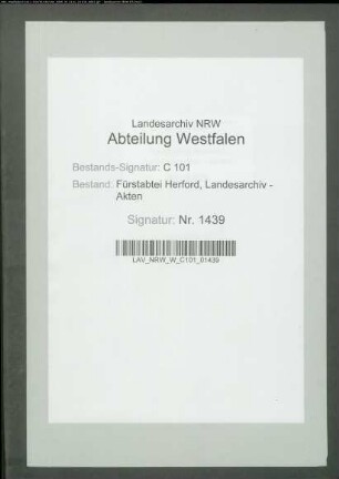 Testamentarische Verfügung der Johanna Charlotta Blanckenhausen