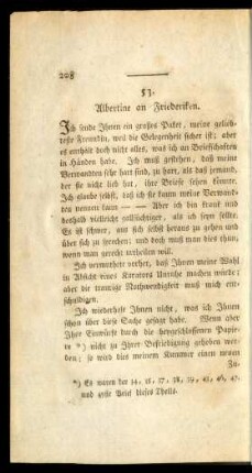 53. Albertine an Friederiken.