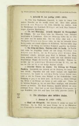 II. Die fränkischen oder salischen Kaiser