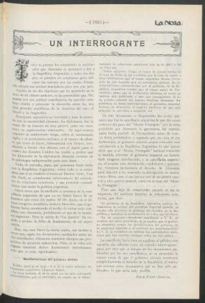 Un interrogante