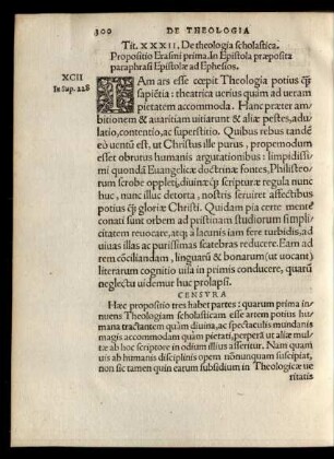 Tit. XXXII. De theologia scholastica.
