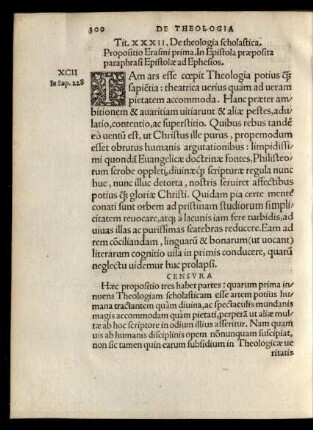 Tit. XXXII. De theologia scholastica.