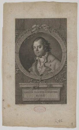 Bildnis des Iohann Ioachim Christoph Bode
