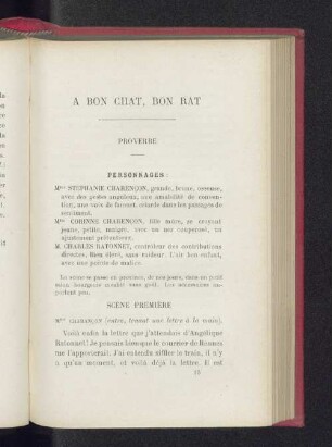A bon chat, bon rat