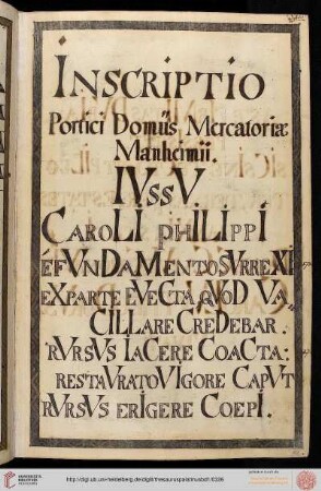 (312-313) Inschrift am Porticus des Kaufhauses