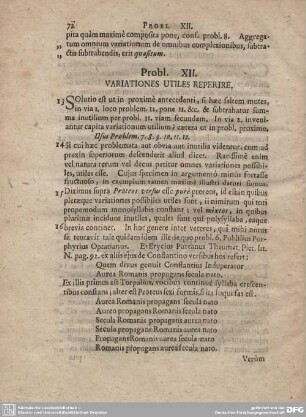 Probl. VARIATIONES UTILES REPERIRE.