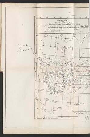 Übersichts-Skizze zu der Yang-tzi-kiang als Weg zwischen dem westlichen und östlichen China.Tafel 3