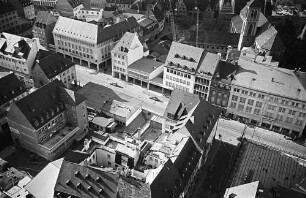 Freiburg i. Br.: Blick vom Münster auf die Kaiser-Joseph-Straße