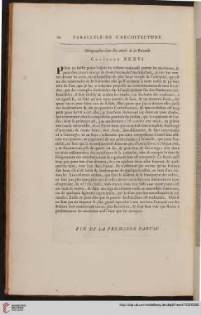 Ortographie d’un des autels de la Rotonde: Chapitre XXXVI