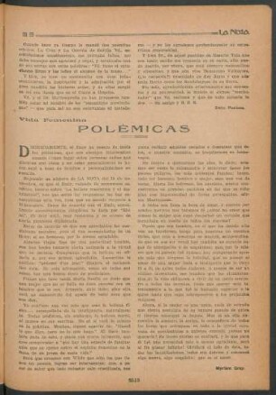 Vida femenina : Polémicas