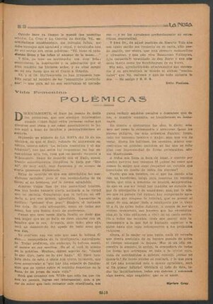 Vida femenina : Polémicas