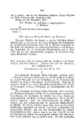 Höhere Gewerbeschule zu Barmen : [II. Gymnasien und Realschulen]