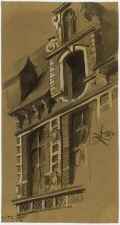 Gebäude in Löwen, Zwerchhaus