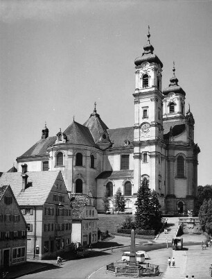 Ottobeuren. Benediktinerabtei Ottobeuren. Klosterkirche Sankt Theodor Sankt Alexander (1737-1756; S. Kraemer, J. Effner, J. M. Fischer)