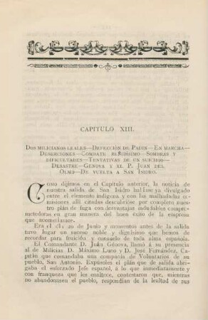 Capitulo XIII. Dos milicianos leales...