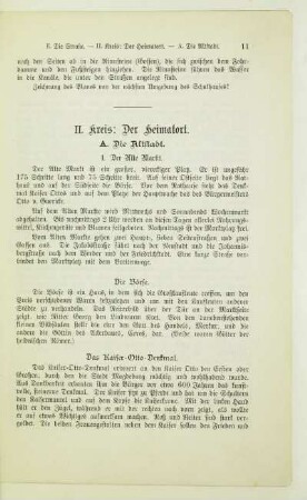 II. Kreis: Der Heimatort