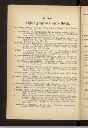 IV. Soziale Frage und soziale Arbeit