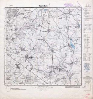 2548 (alte Nr.: 1144) Fahrenholz, Meßtischblatt (4 cm - Karte)