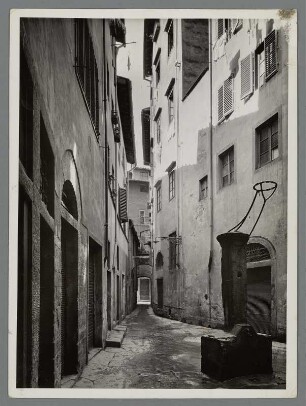 Straßenansicht in der Nähe vom Borgo SS. Apostoli, Florenz, Toskana