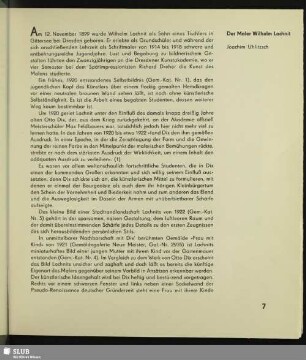 Der Maler Wilhelm Lachnit