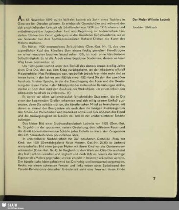 Der Maler Wilhelm Lachnit