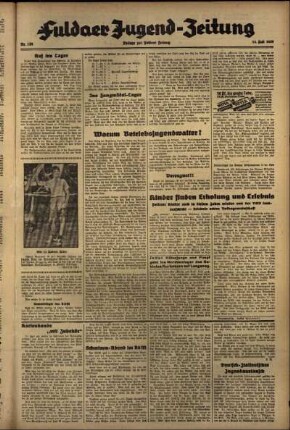 Zweite Ausgabe vom Mittwoch, den 14. Juli 1937.