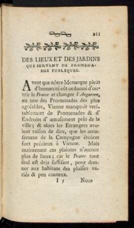 Des Lieuxet Des Jardins Qui Servent De Promenades Publiques