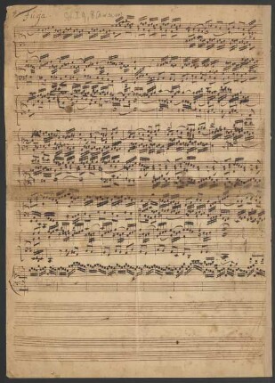 Fugen; cemb; C-Dur; BWV 952