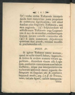 Posit. IV.