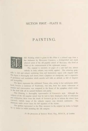 Plate II. Painting