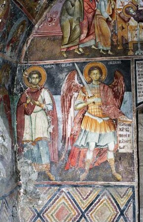 Heiliger Thalelaios und Erzengel Michael