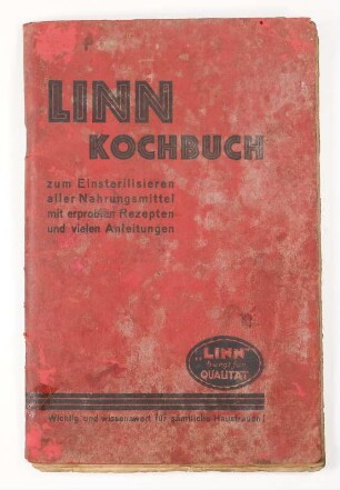 Werbebroschüre Einmachglashersteller Linn