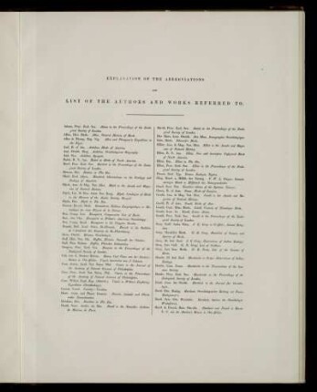 Explanation of the abbreviations and list of the authors and works referred to