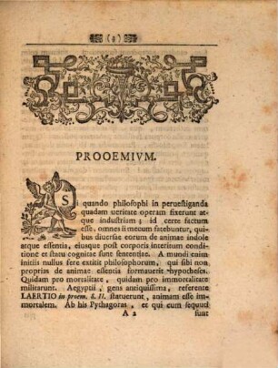 Diss. metaphys. de transmigratione animarum, quatenus ex lumine rationis cognosci potest