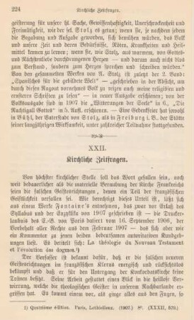 224-233 Kirchliche Zeitfragen